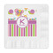 Butterflies & Stripes Embossed Decorative Napkins (Personalized)