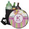 Butterflies & Stripes Collapsible Personalized Cooler & Seat