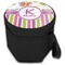 Butterflies & Stripes Collapsible Personalized Cooler & Seat (Closed)