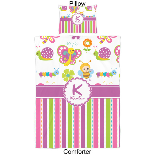 Butterflies & Stripes Comforter Set - Twin - Approval