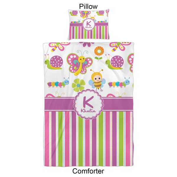 Butterflies & Stripes Comforter Set - Twin XL - Approval