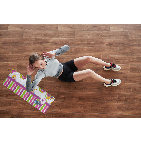 Butterflies & Stripes Cooling Towel- Lifestyle