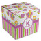 Butterflies & Stripes Cube Favor Gift Boxes (Personalized)