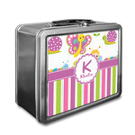 Butterflies & Stripes Lunch Box (Personalized)