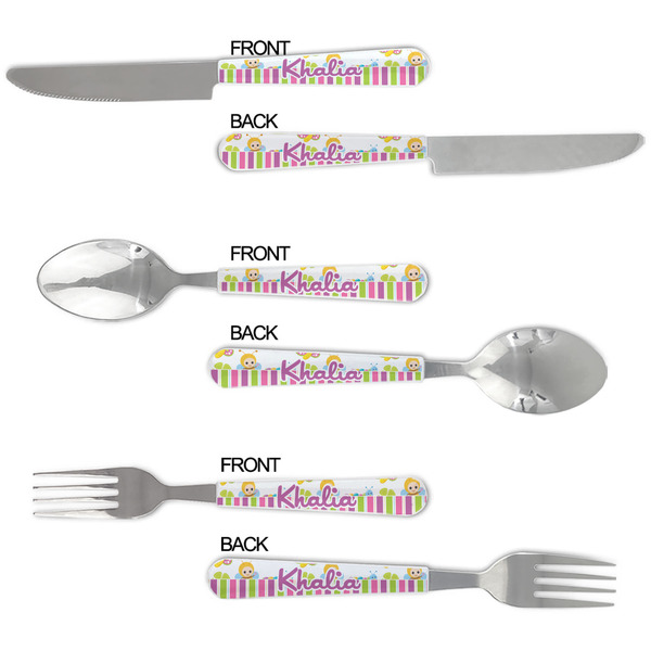 Butterflies & Stripes Cutlery Set - APPROVAL
