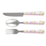 Butterflies & Stripes Cutlery Set (Personalized)
