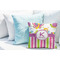 Butterflies & Stripes Decorative Pillow Case - LIFESTYLE 2
