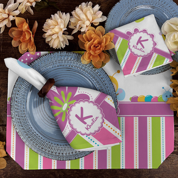 Butterflies & Stripes Dining Set