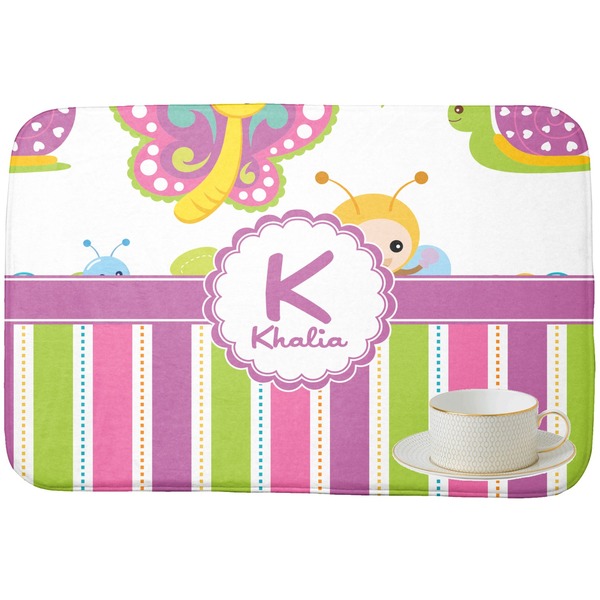 Butterflies & Stripes Dish Drying Mat