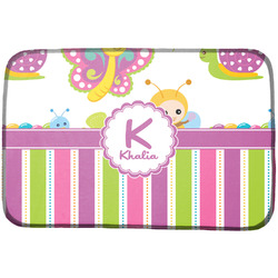 Butterflies & Stripes Dish Drying Mat (Personalized)