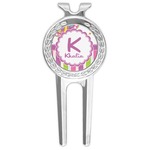 Butterflies & Stripes Golf Divot Tool & Ball Marker (Personalized)