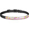Butterflies & Stripes Dog Collar - Large - Front