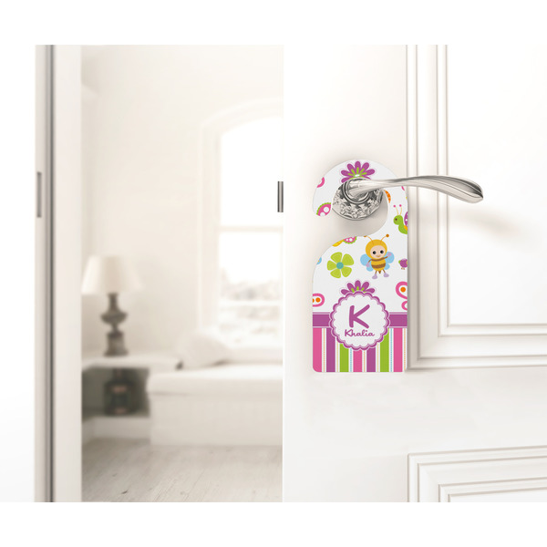 Butterflies & Stripes Door Hanger - LIFESTYLE