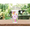 Butterflies & Stripes Double Wall Tumbler with Straw Lifestyle