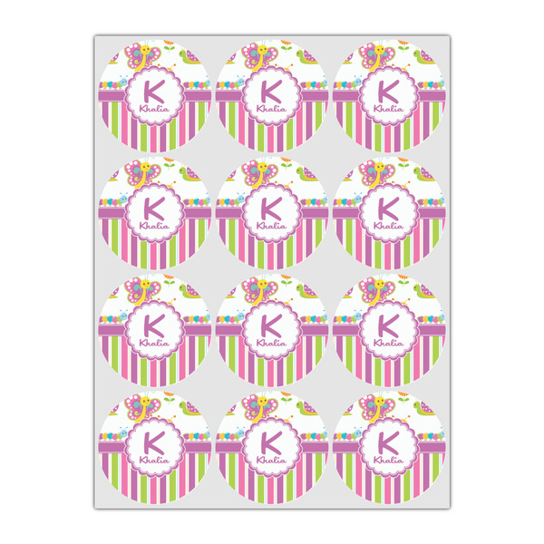 Butterflies & Stripes Drink Topper - Small - Set of 12