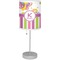 Butterflies & Stripes Drum Lampshade with base included