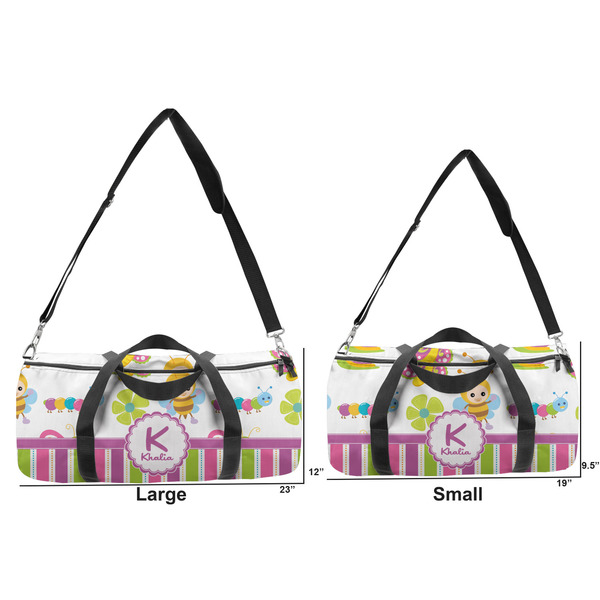 Butterflies & Stripes Duffle Bag Small and Large