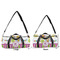 Butterflies & Stripes Duffle Bag Small and Large