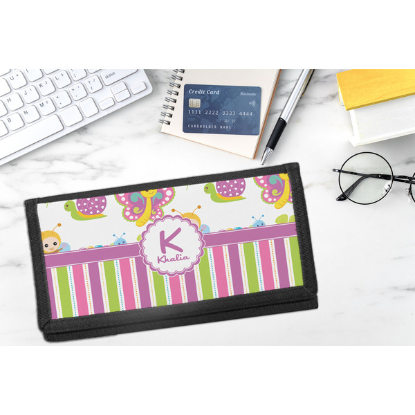 Butterflies & Stripes DyeTrans Checkbook Cover - LIFESTYLE