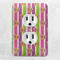 Butterflies & Stripes Electric Outlet Plate - LIFESTYLE