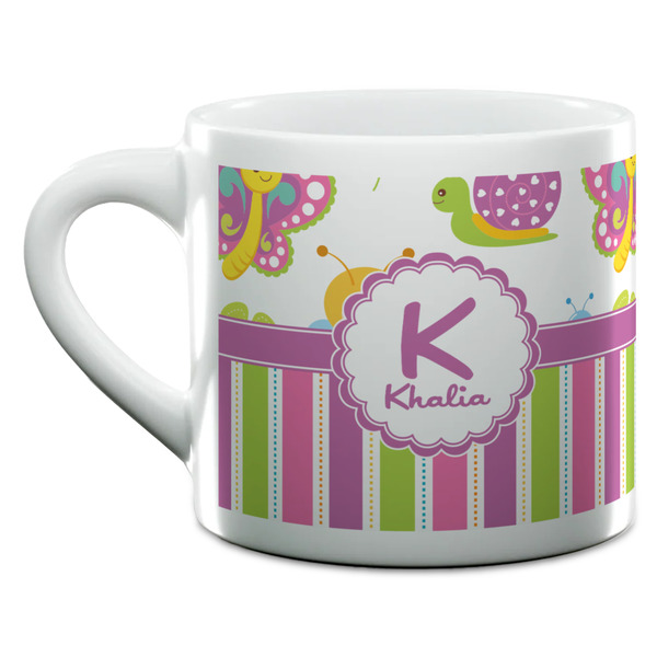 Butterflies & Stripes Espresso Cup - 6oz (Double Shot) (MAIN)