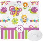 Butterflies & Stripes Washcloth (Personalized)