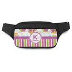 Butterflies & Stripes Fanny Pack - Modern Style (Personalized)