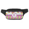 Butterflies & Stripes Fanny Pack - Modern Style (Personalized)