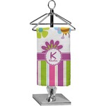 Butterflies & Stripes Finger Tip Towel - Full Print (Personalized)