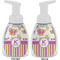 Butterflies & Stripes Foam Soap Bottle Approval - White