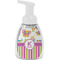 Butterflies & Stripes Foam Soap Bottle - White (Personalized)