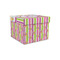 Butterflies & Stripes Gift Boxes with Lid - Canvas Wrapped - Small - Front/Main