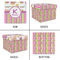 Butterflies & Stripes Gift Boxes with Lid - Canvas Wrapped - X-Large - Approval