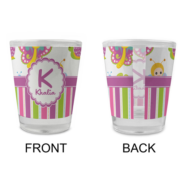 Butterflies & Stripes Glass Shot Glass - Standard - APPROVAL