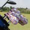 Butterflies & Stripes Golf Club Cover - Set of 9 - On Clubs