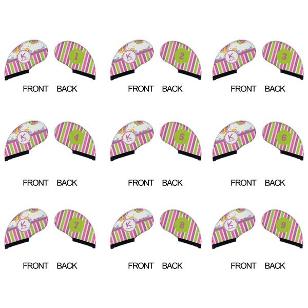 Butterflies & Stripes Golf Club Covers - APPROVAL (set of 9)