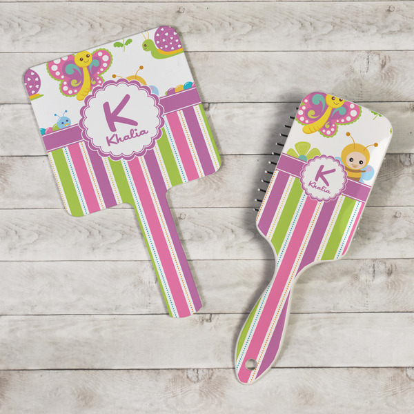 Butterflies & Stripes Hand Mirrors - In Context