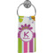 Butterflies & Stripes Hand Towel - Full Print (Personalized)