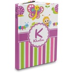 Butterflies & Stripes Hardbound Journal - 7.25" x 10" (Personalized)