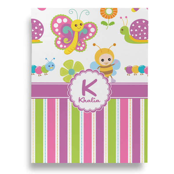 Butterflies & Stripes House Flags - Double Sided - BACK