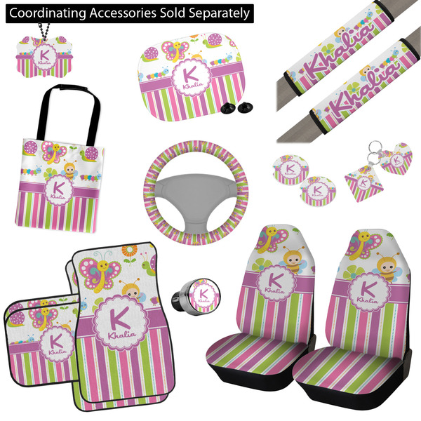 Butterflies & Stripes Interior Car Accessories