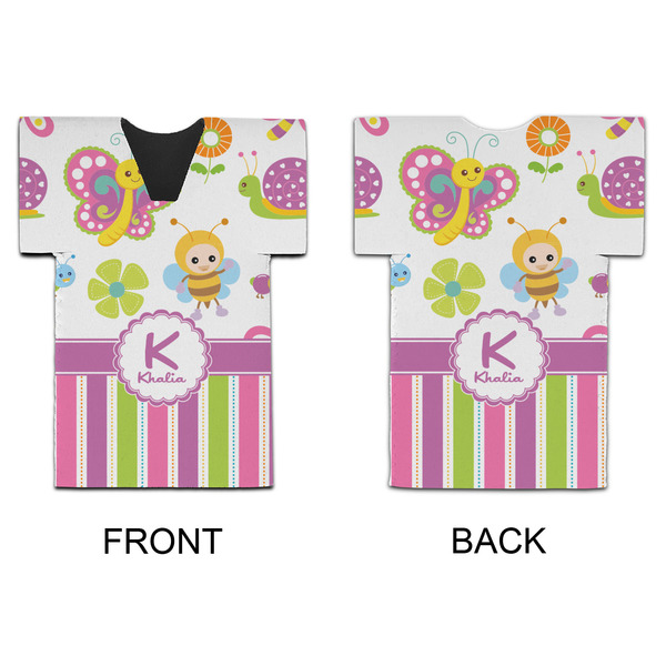 Butterflies & Stripes Jersey Bottle Cooler - APPROVAL