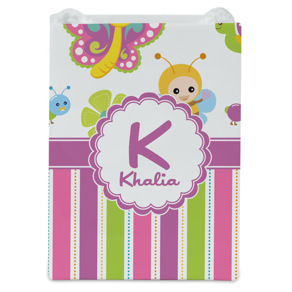 Butterflies & Stripes Jewelry Gift Bag - Matte - Front