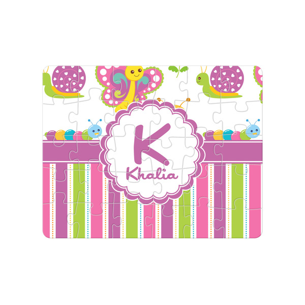 Custom Butterflies & Stripes Jigsaw Puzzles (Personalized)