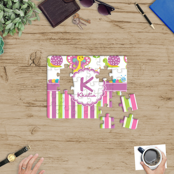 Butterflies & Stripes Jigsaw Puzzle 30 Piece - In Context