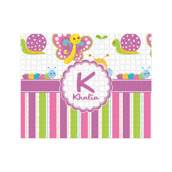 Custom Butterflies & Stripes 500 pc Jigsaw Puzzle (Personalized)