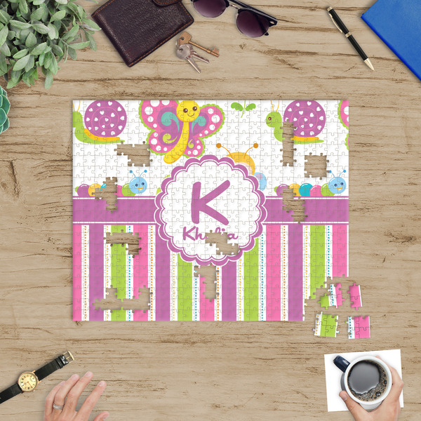 Butterflies & Stripes Jigsaw Puzzle 500 Piece - In Context