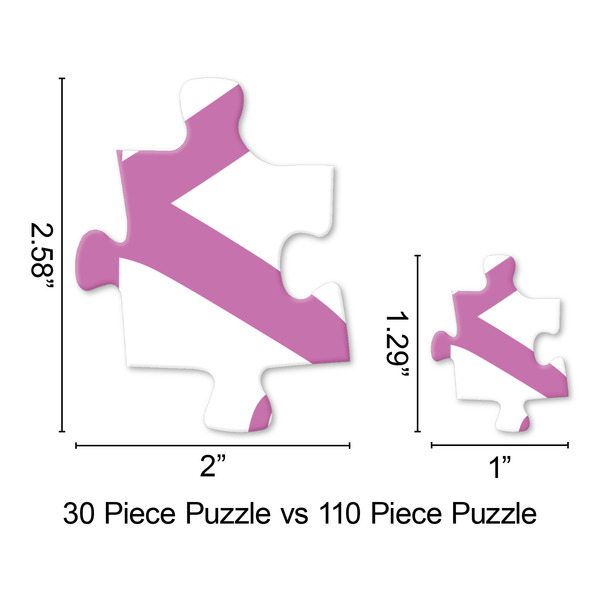 Butterflies & Stripes Jigsaw Puzzle - Piece Comparison