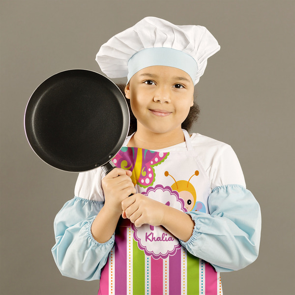 Butterflies & Stripes Kid's Aprons - Medium - Lifestyle