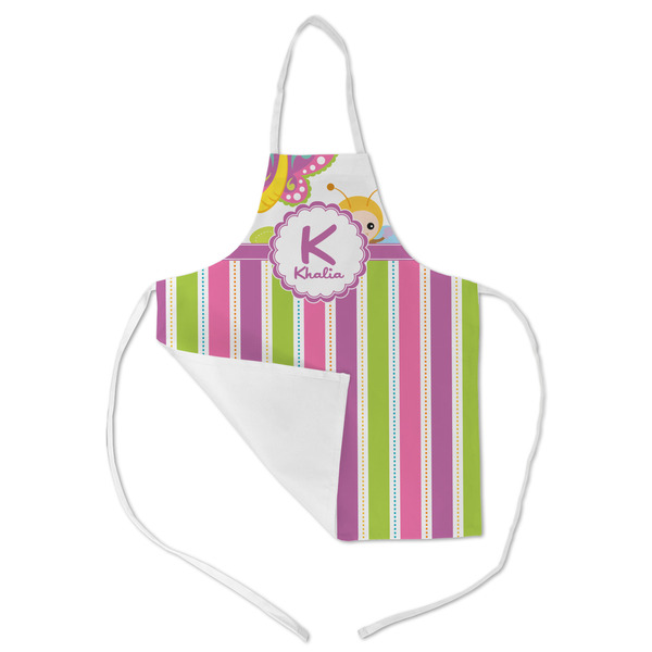 Butterflies & Stripes Kid's Aprons - Medium - Main (med/lrg)